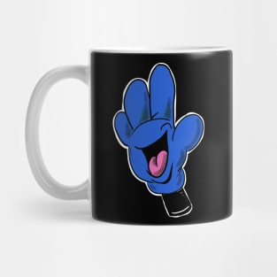 Talk to the screaming happy hand Mug